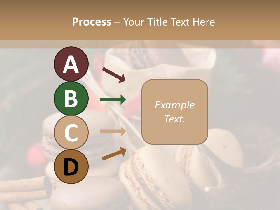 Macaroons Christmas Spices Advent PowerPoint Template