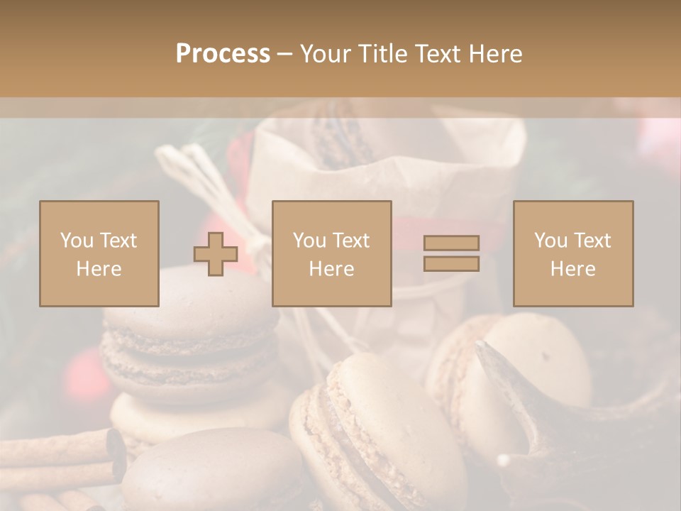 Macaroons Christmas Spices Advent PowerPoint Template
