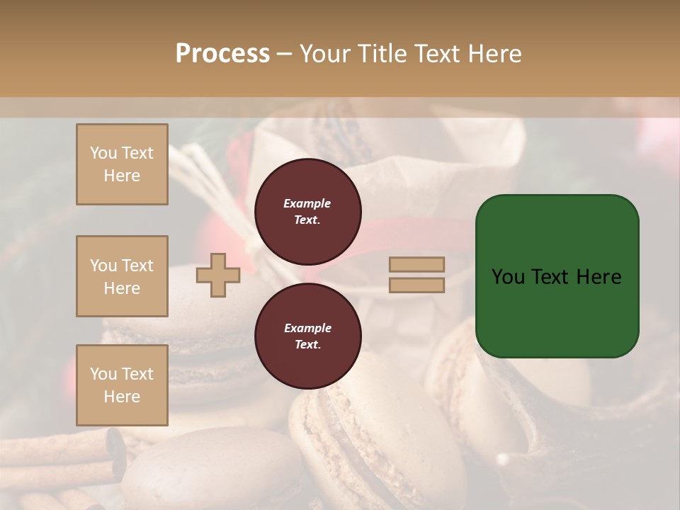 Macaroons Christmas Spices Advent PowerPoint Template