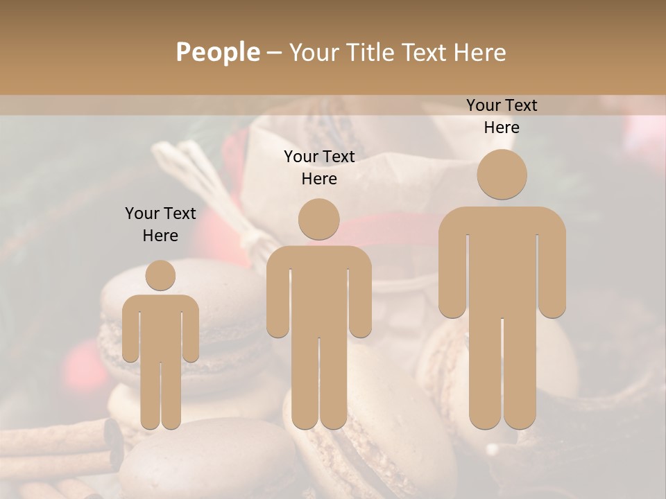 Macaroons Christmas Spices Advent PowerPoint Template