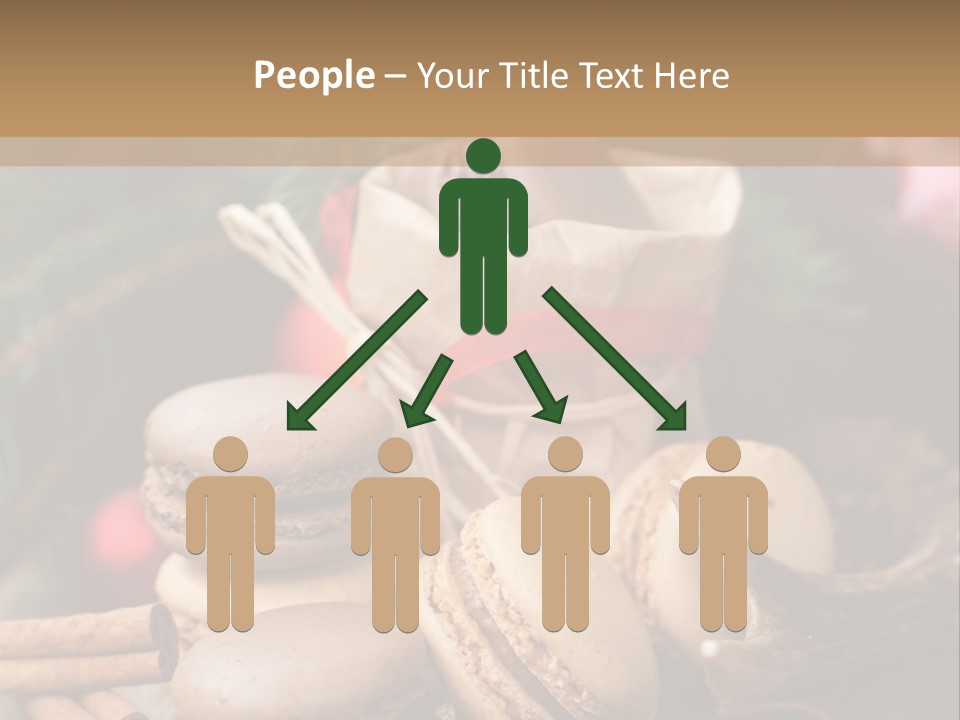 Macaroons Christmas Spices Advent PowerPoint Template