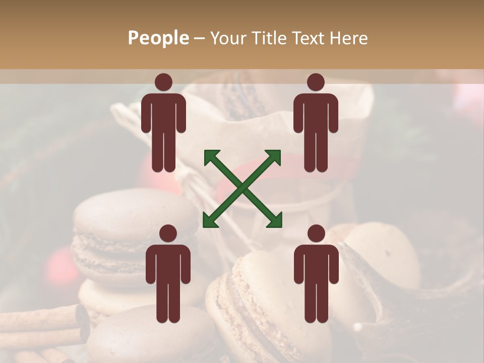 Macaroons Christmas Spices Advent PowerPoint Template