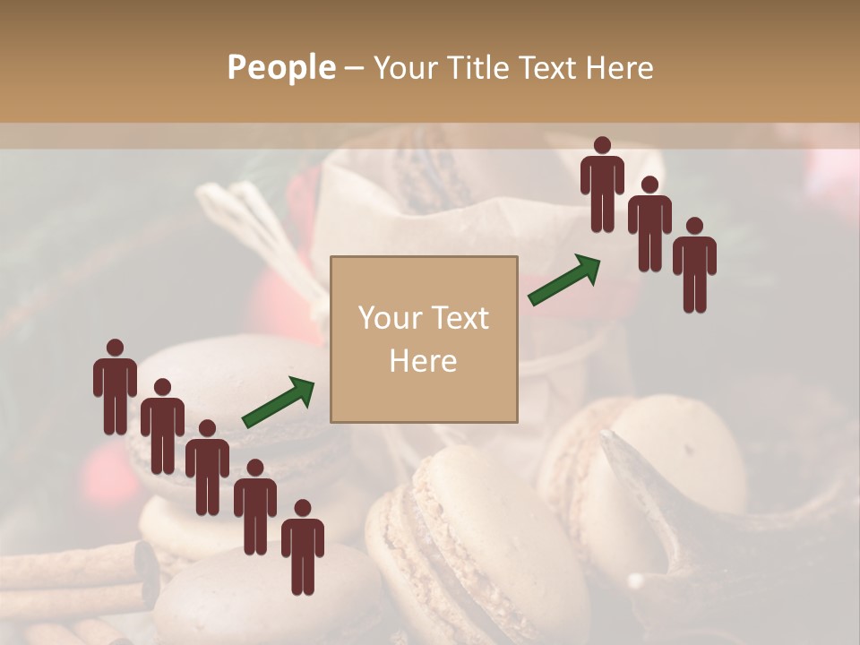 Macaroons Christmas Spices Advent PowerPoint Template