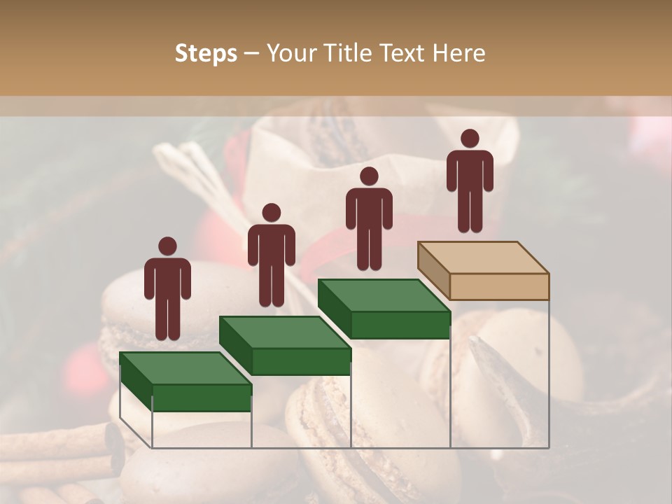 Macaroons Christmas Spices Advent PowerPoint Template