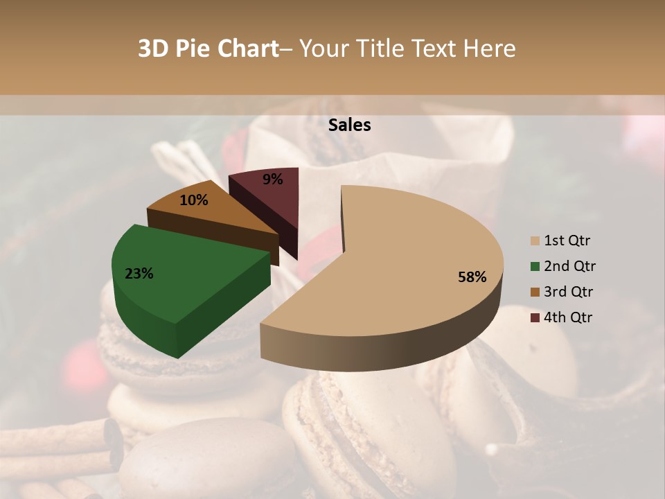 Macaroons Christmas Spices Advent PowerPoint Template