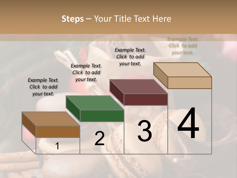 Macaroons Christmas Spices Advent PowerPoint Template