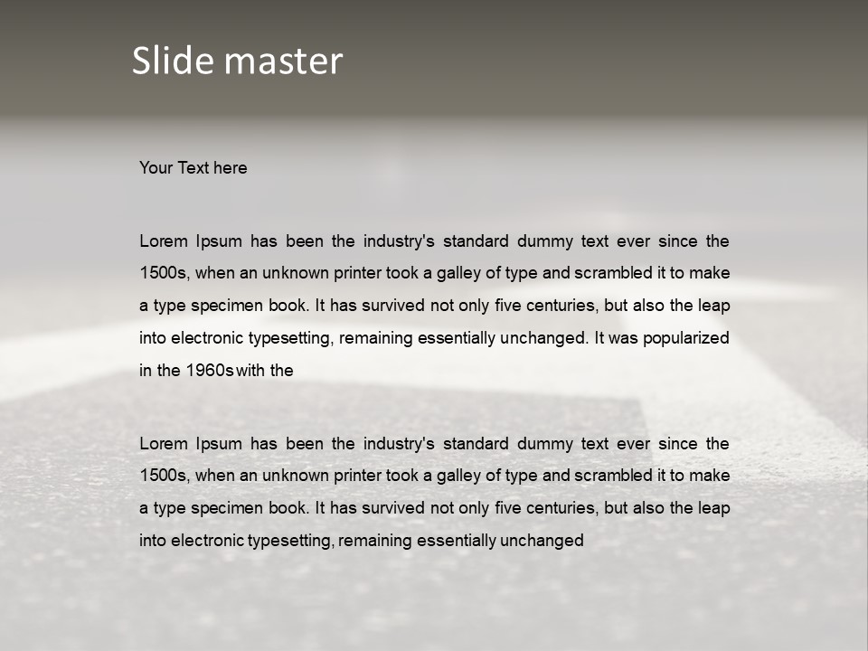 Opportunity Forward Crossroads PowerPoint Template