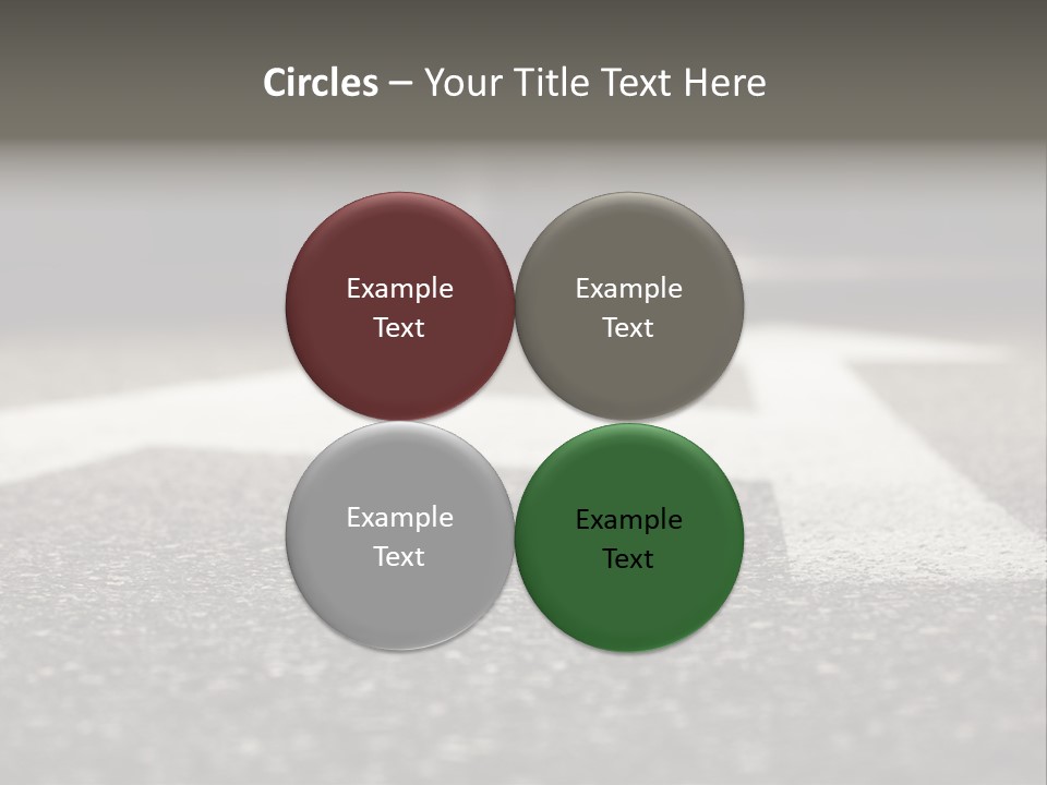 Opportunity Forward Crossroads PowerPoint Template