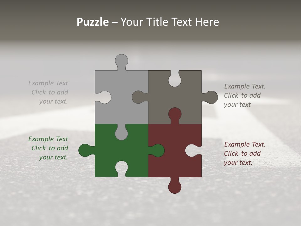 Opportunity Forward Crossroads PowerPoint Template