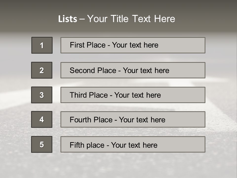 Opportunity Forward Crossroads PowerPoint Template