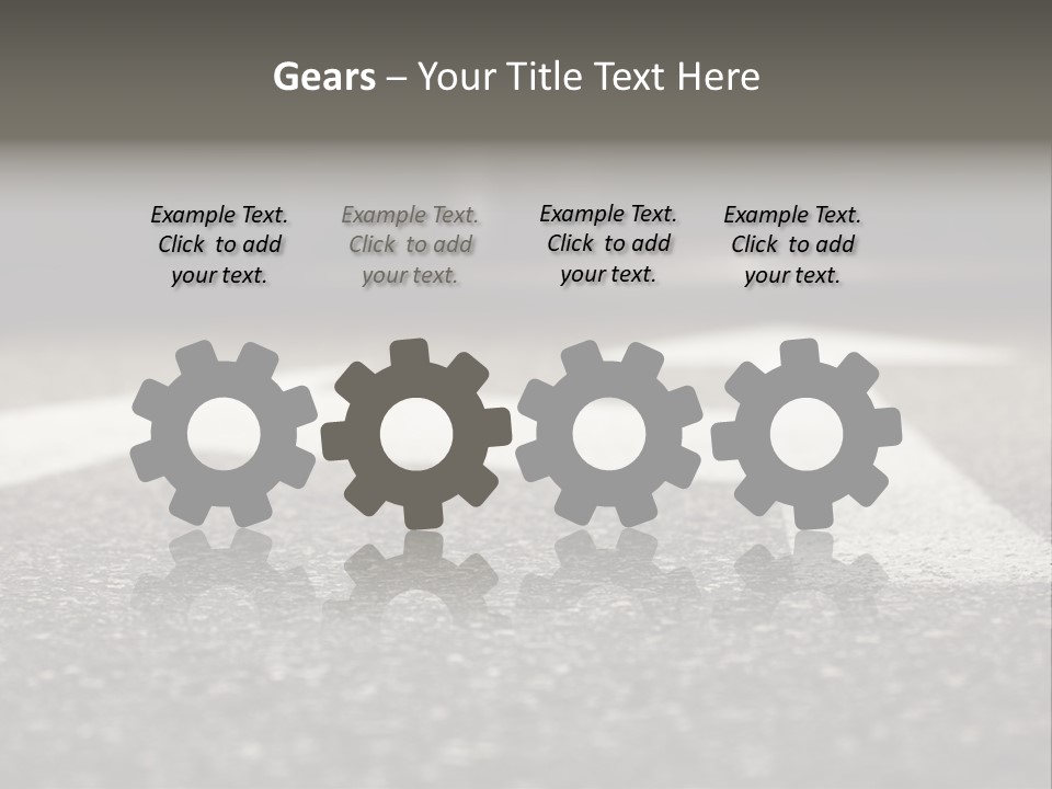 Opportunity Forward Crossroads PowerPoint Template