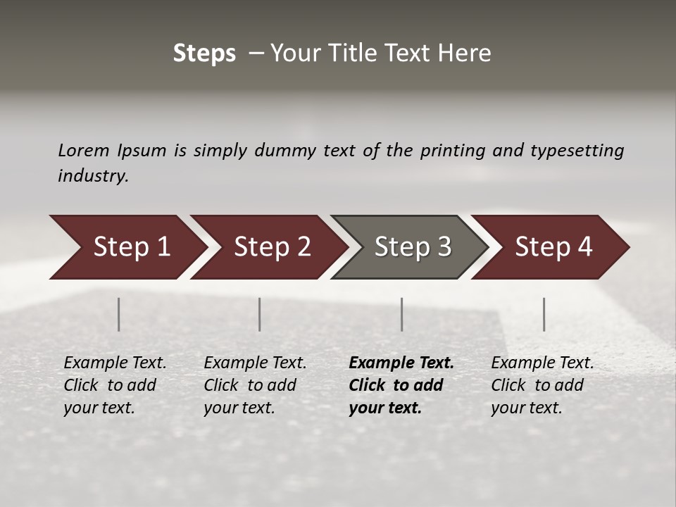 Opportunity Forward Crossroads PowerPoint Template