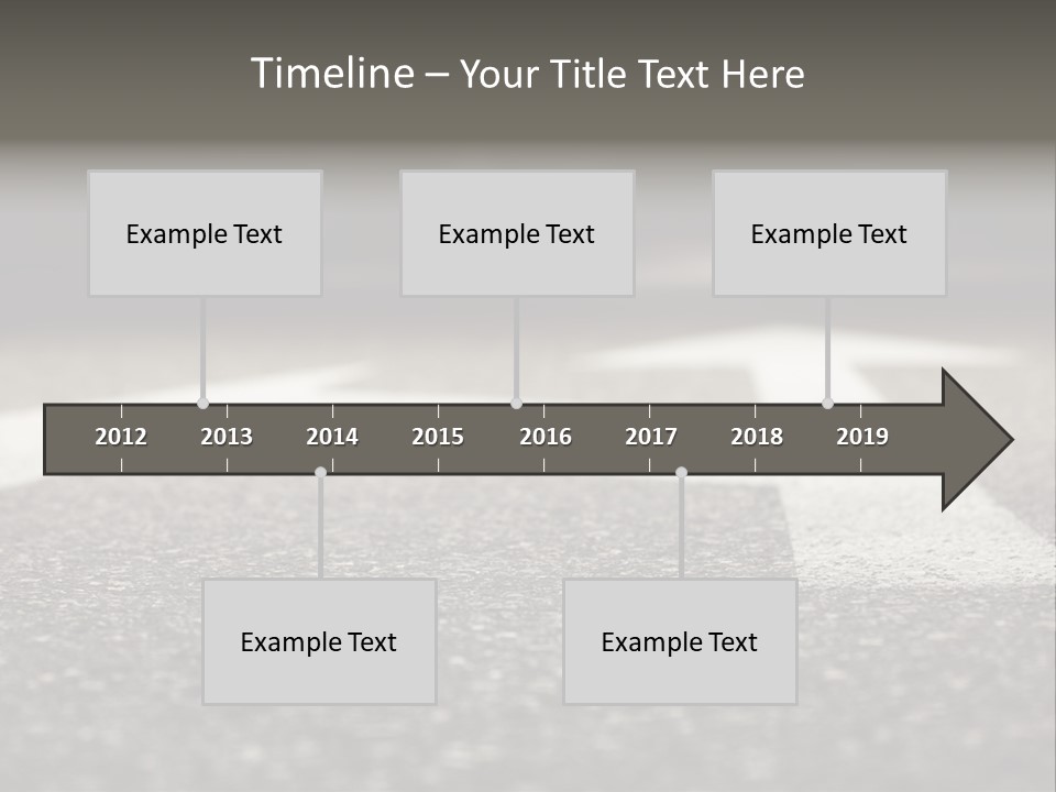 Opportunity Forward Crossroads PowerPoint Template