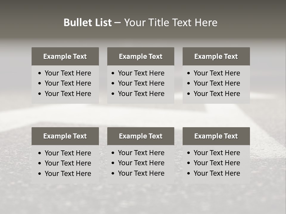 Opportunity Forward Crossroads PowerPoint Template