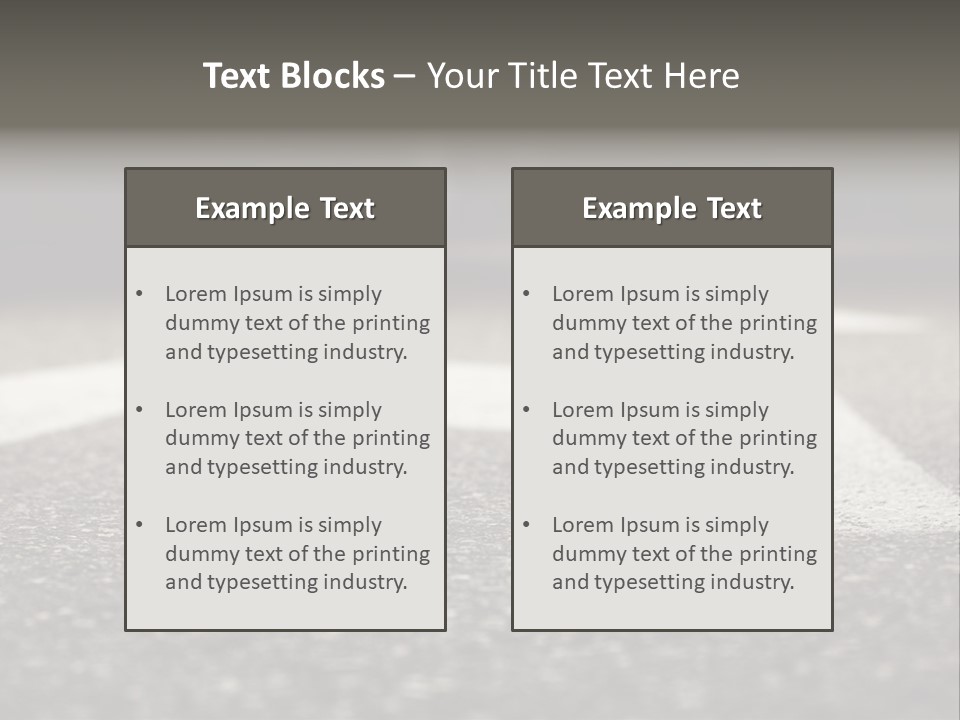 Opportunity Forward Crossroads PowerPoint Template