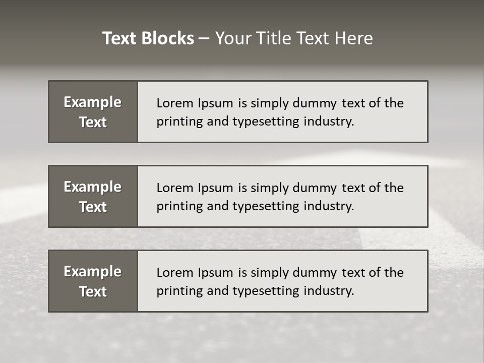 Opportunity Forward Crossroads PowerPoint Template