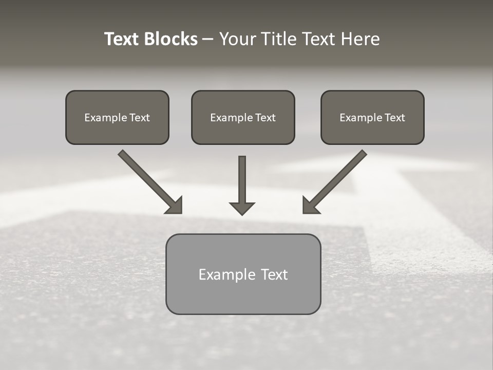 Opportunity Forward Crossroads PowerPoint Template