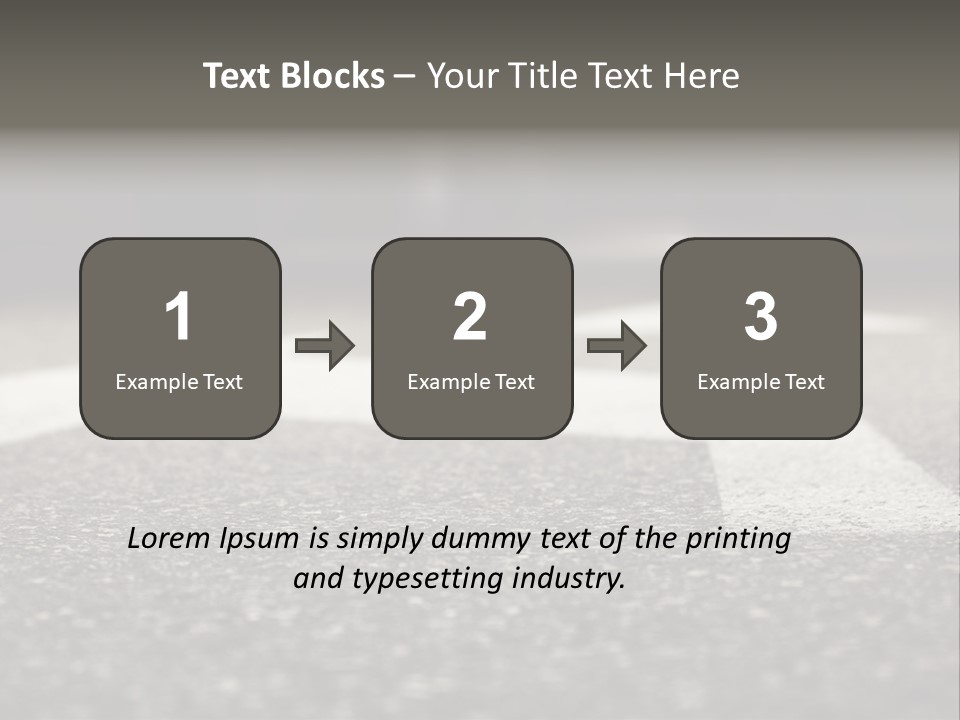 Opportunity Forward Crossroads PowerPoint Template