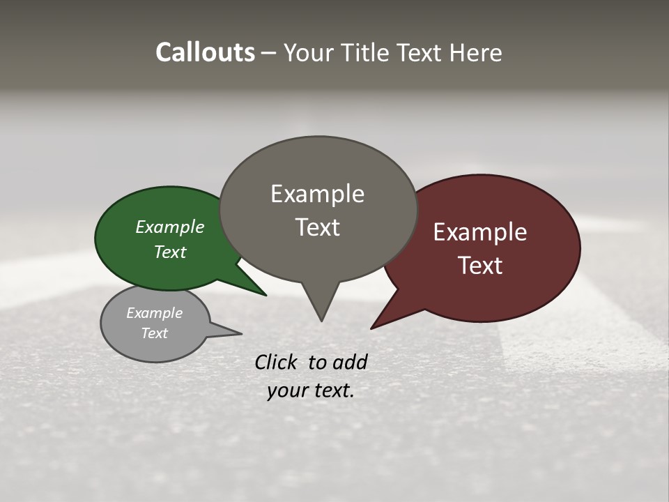 Opportunity Forward Crossroads PowerPoint Template