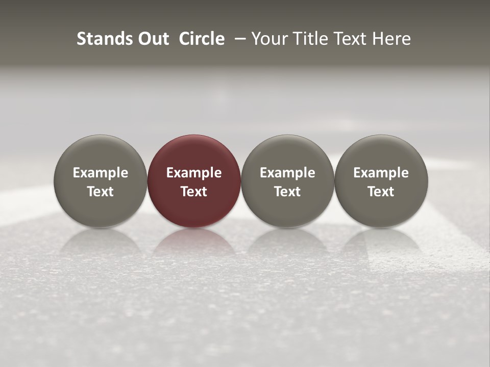 Opportunity Forward Crossroads PowerPoint Template