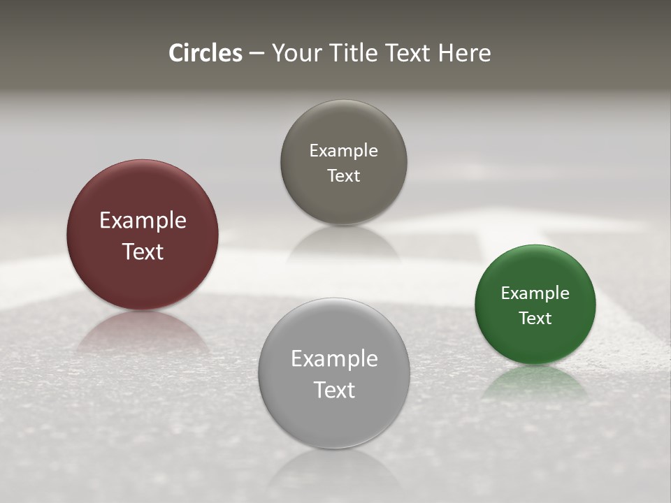 Opportunity Forward Crossroads PowerPoint Template