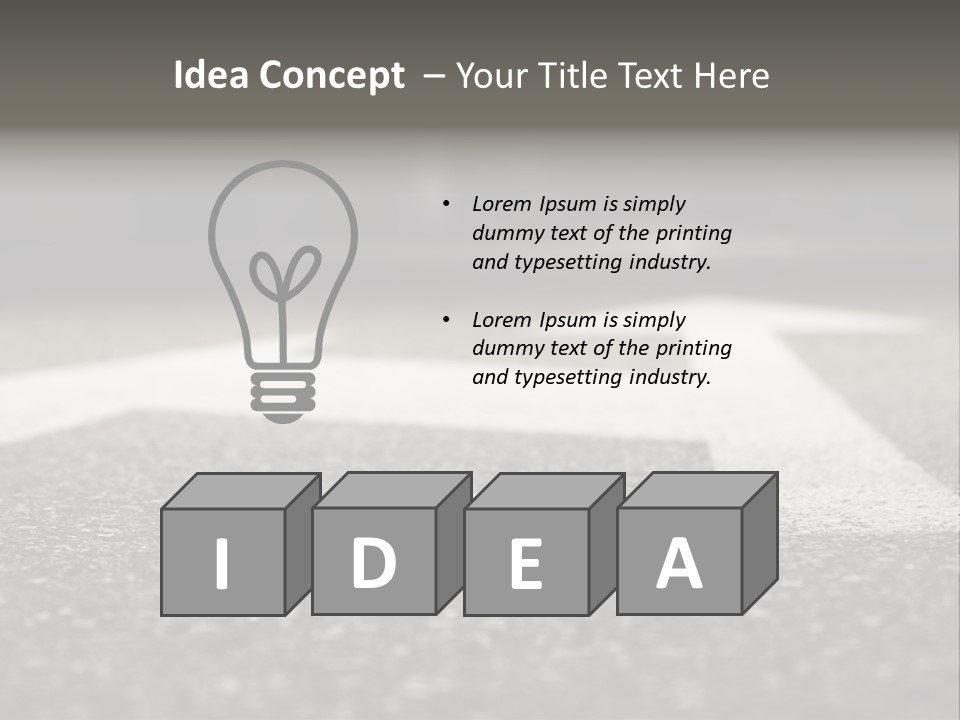 Opportunity Forward Crossroads PowerPoint Template