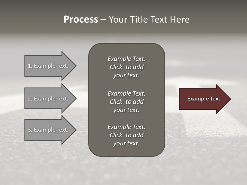 Opportunity Forward Crossroads PowerPoint Template