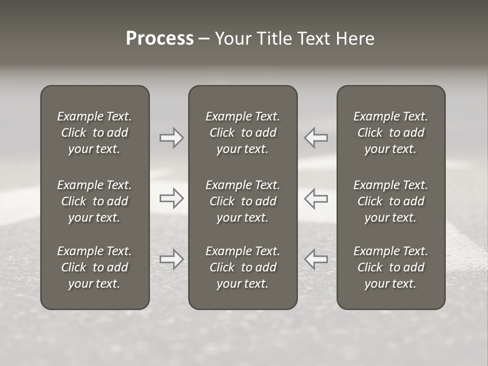 Opportunity Forward Crossroads PowerPoint Template