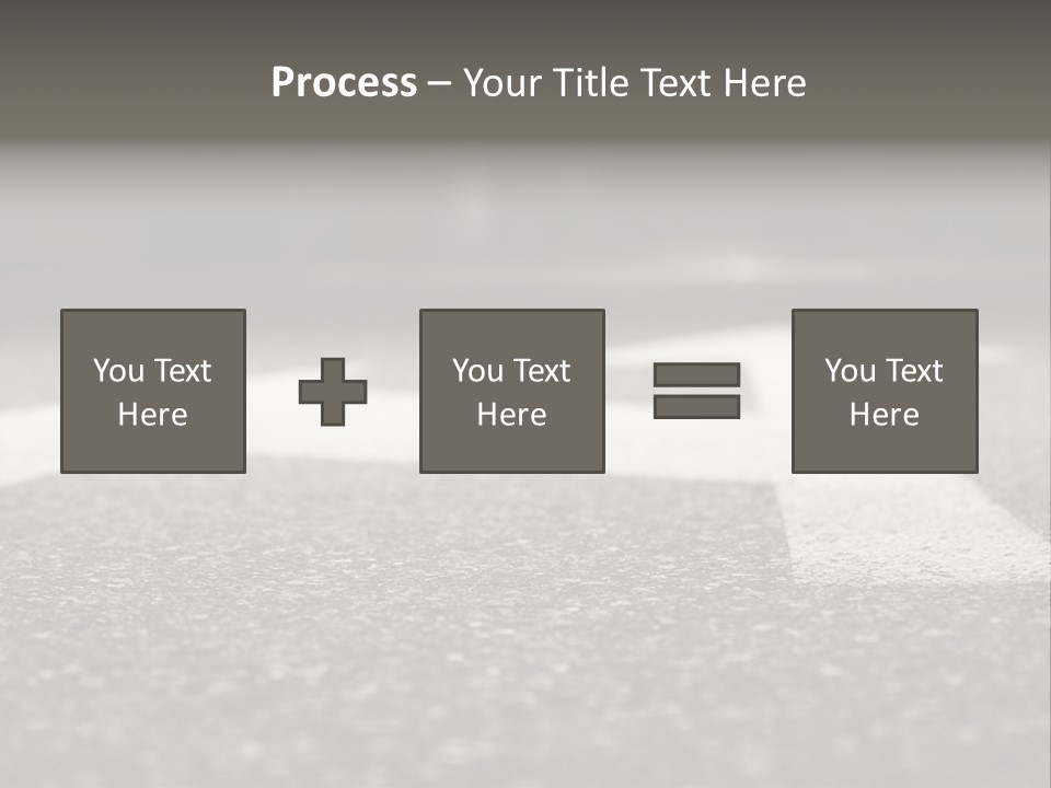Opportunity Forward Crossroads PowerPoint Template