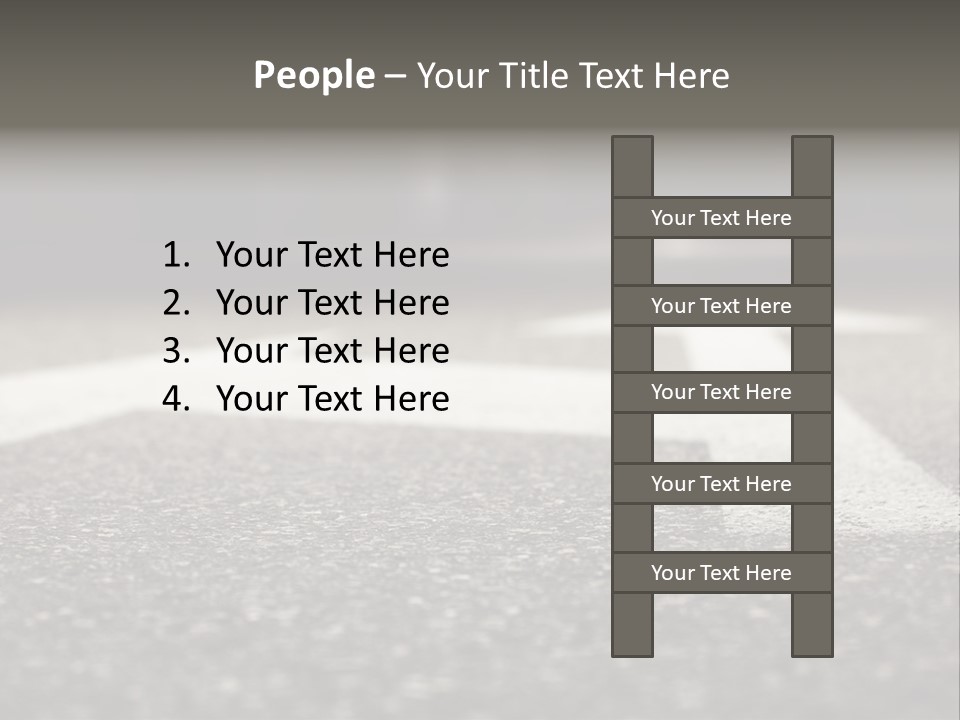 Opportunity Forward Crossroads PowerPoint Template