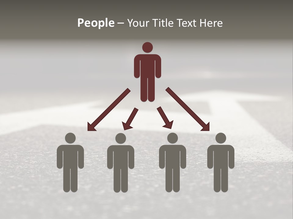 Opportunity Forward Crossroads PowerPoint Template