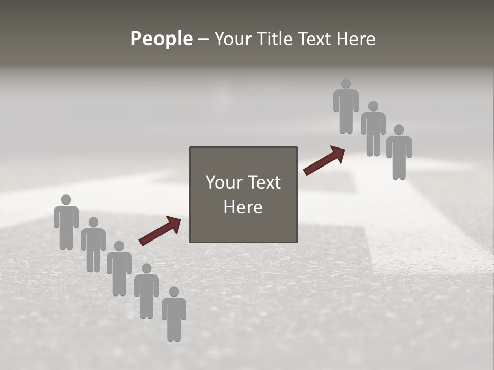 Opportunity Forward Crossroads PowerPoint Template