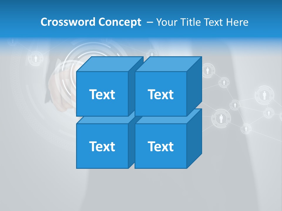 Virtual Social Team PowerPoint Template