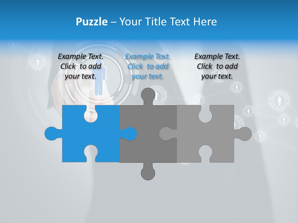 Virtual Social Team PowerPoint Template