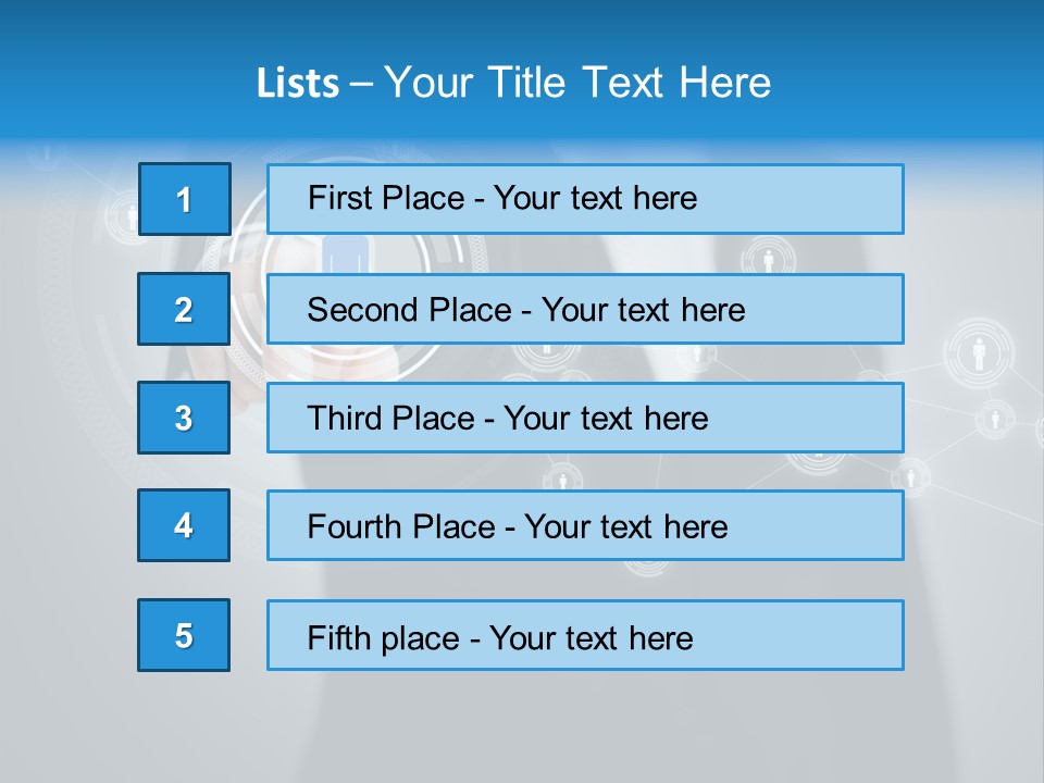 Virtual Social Team PowerPoint Template