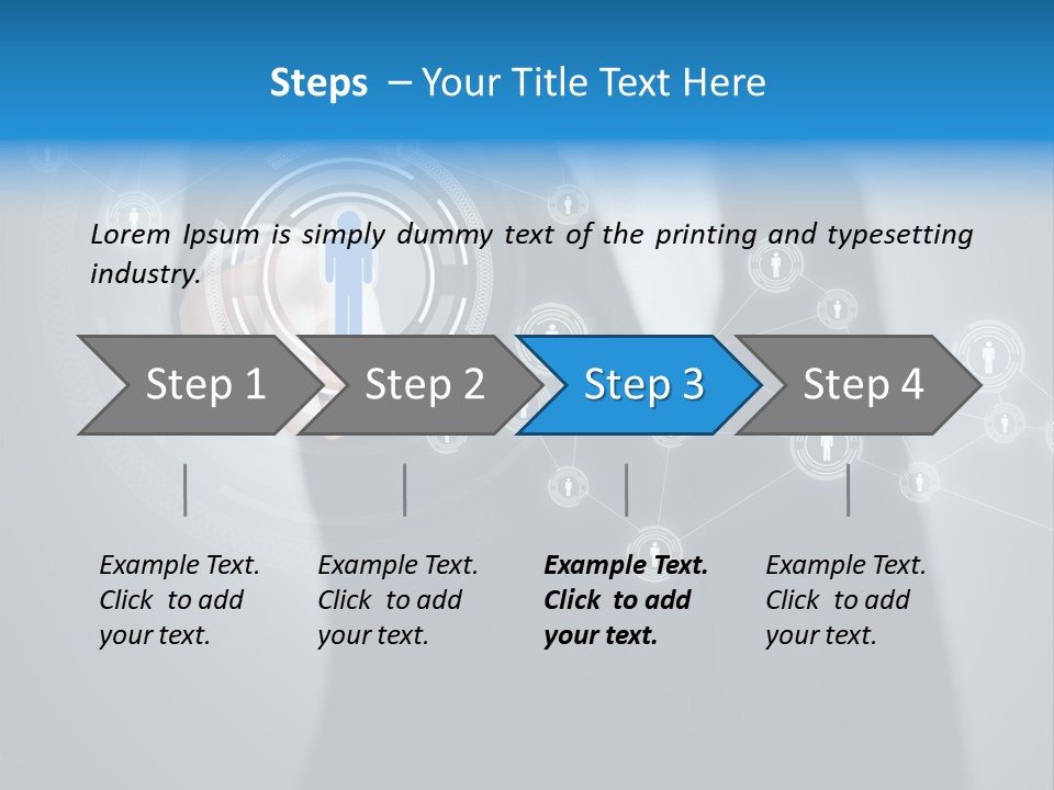 Virtual Social Team PowerPoint Template