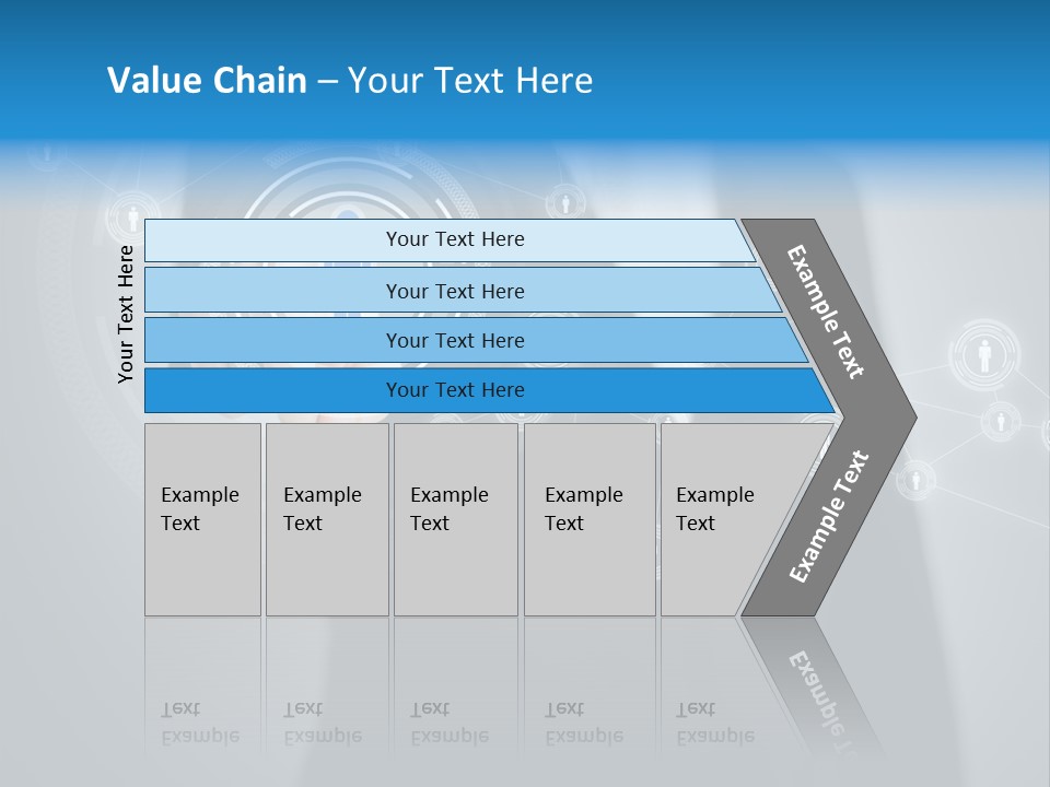 Virtual Social Team PowerPoint Template
