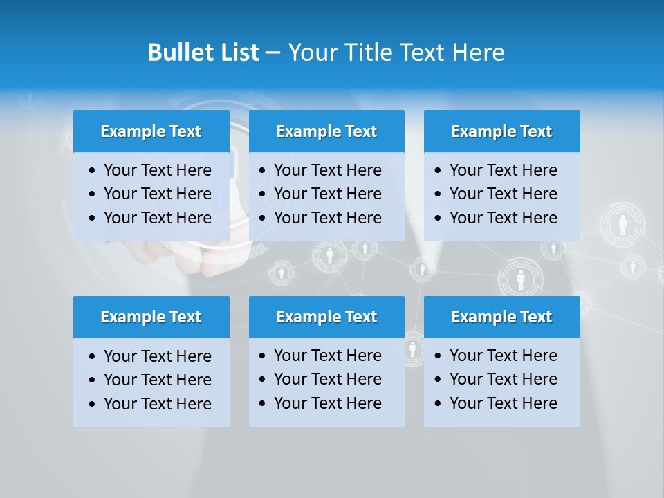 Virtual Social Team PowerPoint Template