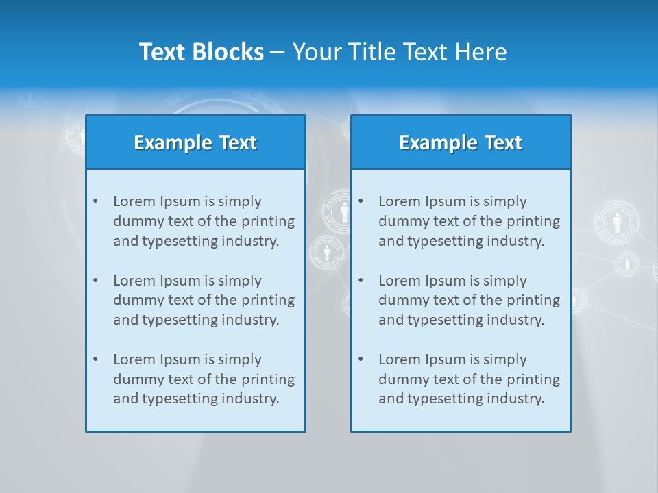 Virtual Social Team PowerPoint Template