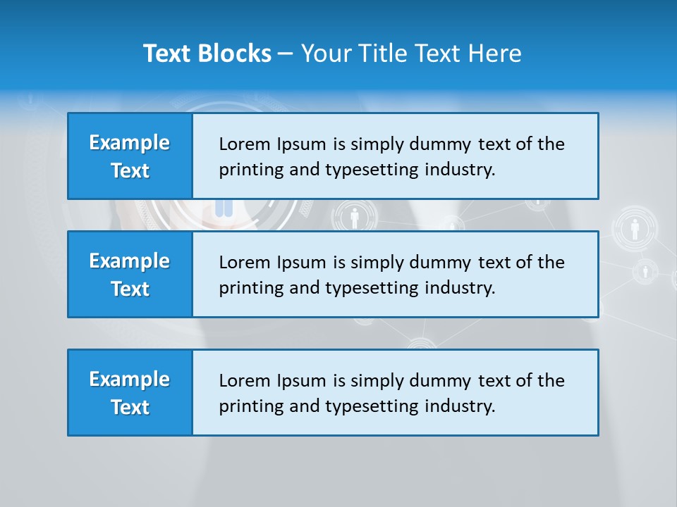 Virtual Social Team PowerPoint Template