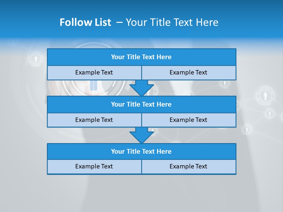 Virtual Social Team PowerPoint Template
