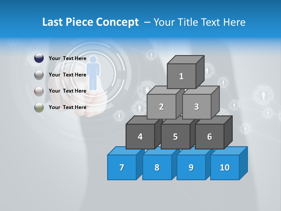 Virtual Social Team PowerPoint Template
