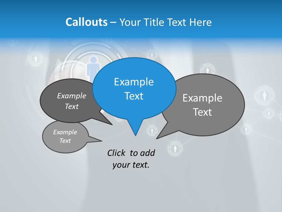 Virtual Social Team PowerPoint Template