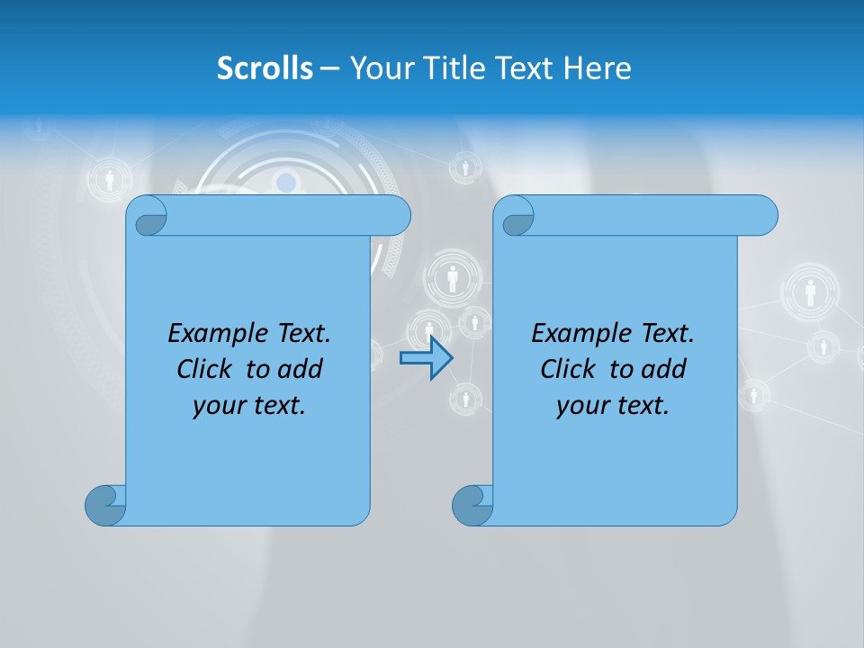 Virtual Social Team PowerPoint Template