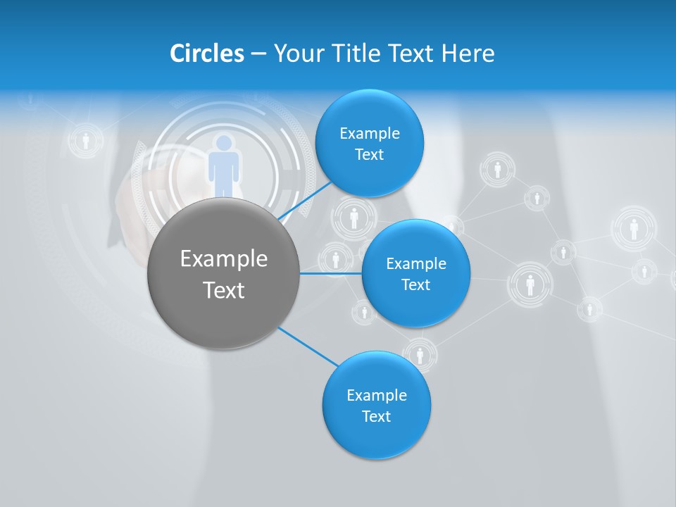 Virtual Social Team PowerPoint Template