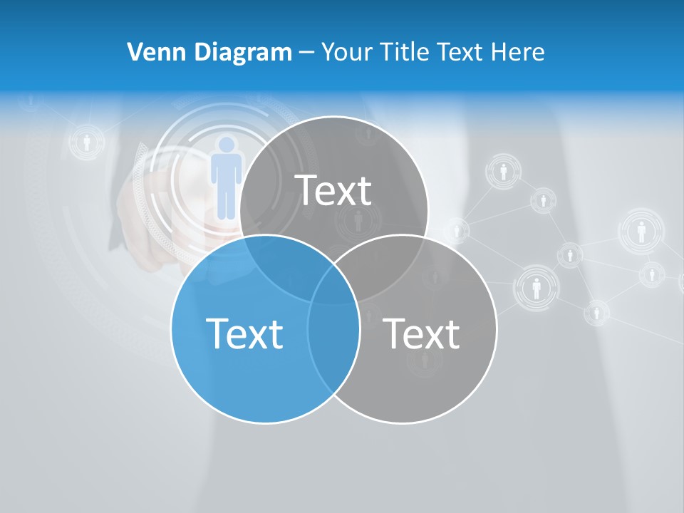 Virtual Social Team PowerPoint Template