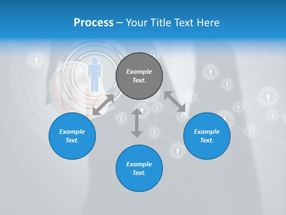 Virtual Social Team PowerPoint Template