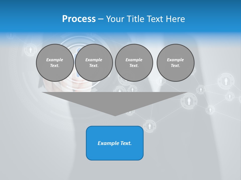 Virtual Social Team PowerPoint Template