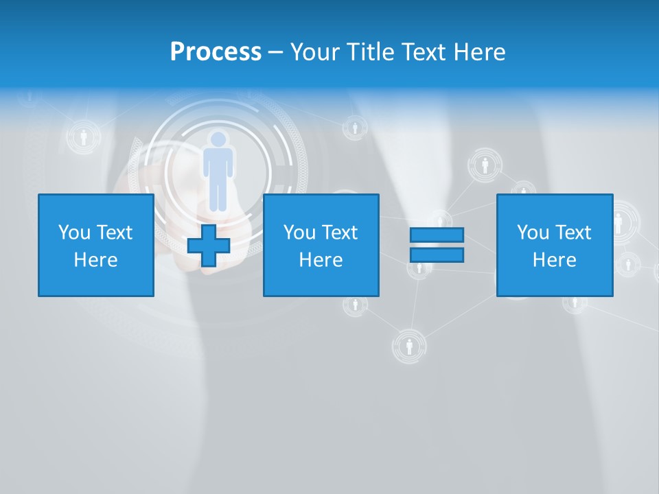 Virtual Social Team PowerPoint Template