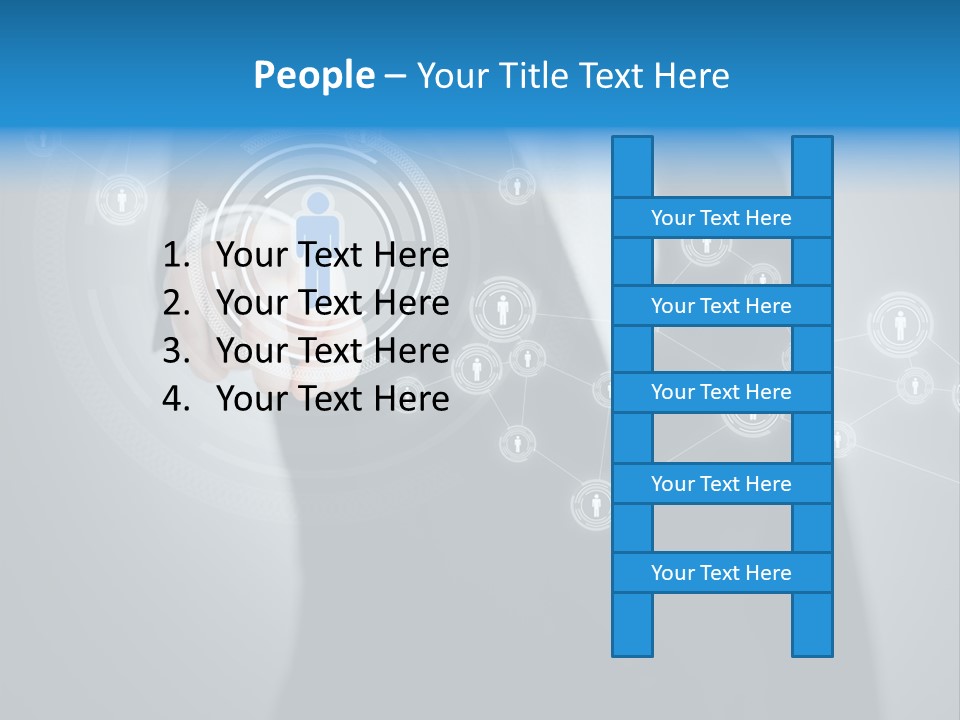 Virtual Social Team PowerPoint Template
